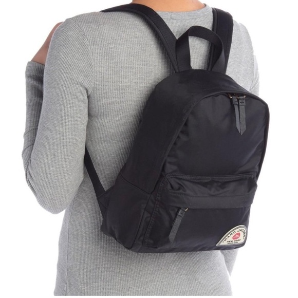 Marc Jacobs Collegiate Nylon Black Medium Backpack - Picture 2 of 13